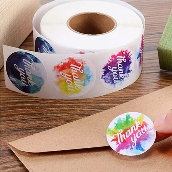 Other - 500pcs Thank You Sticker for business Sticker